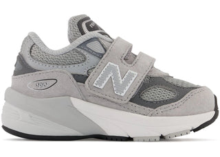 New Balance 990v6 Hook and Loop Grey Silver (TD) - sneakers view 2