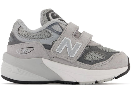 New Balance 990v6 Hook and Loop Grey Silver (TD) - sneakers view 2