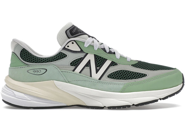 New Balance 990v6 MiUSA Avocado Natural Mint sneakers - authentic New Balance shoes