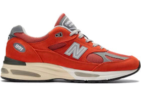 New Balance 991v2 MiUK Grenadine Fire Whirl