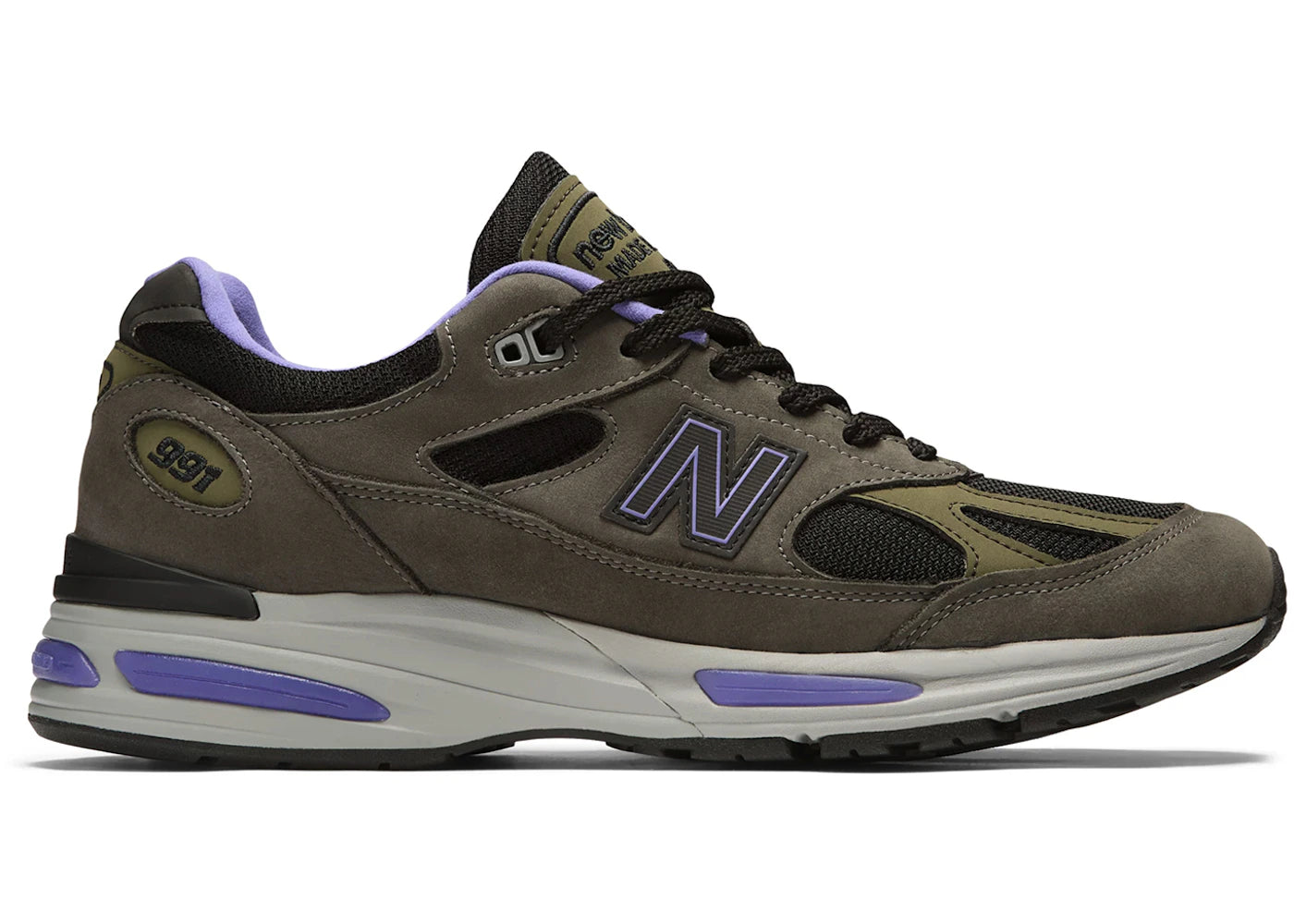 New Balance 991v2 MiUK Magnet Corsican Blue - vue 360