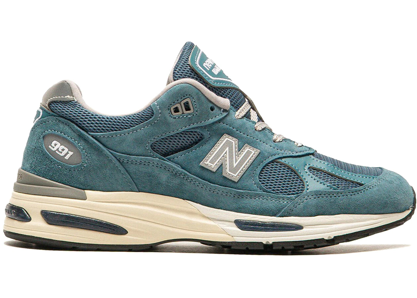 New Balance 991v2 MiUK Tapestry Blue - vue 360