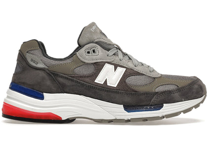 New Balance 992 Grey Blue Red - authentic New Balance sneakers