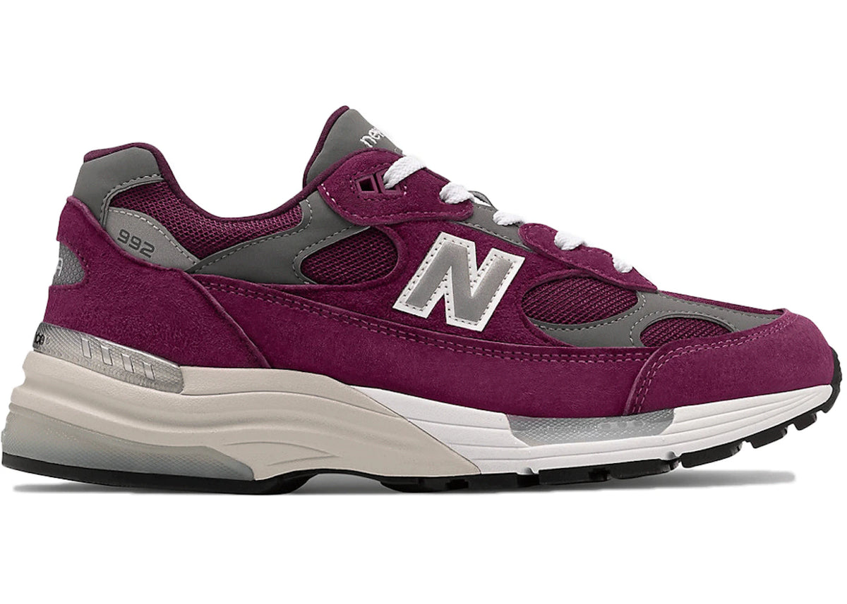 New Balance 992 Maroon - vue secondaire A