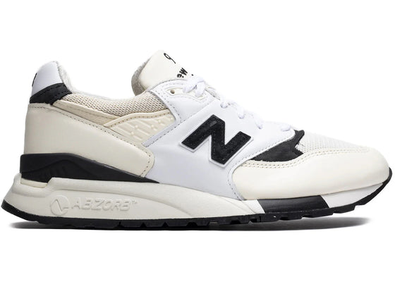 New Balance 998 MiUSA White Black sneakers - authentic New Balance shoes