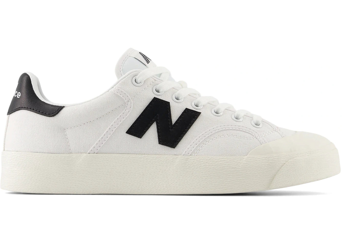 New Balance BB100 White Black - vue 360