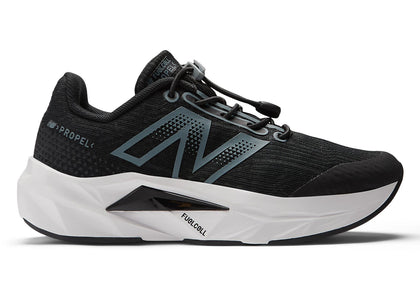 New Balance Bungee FuelCell Propel v5 Black Steel Silver Metallic (PS) - sneakers view 2