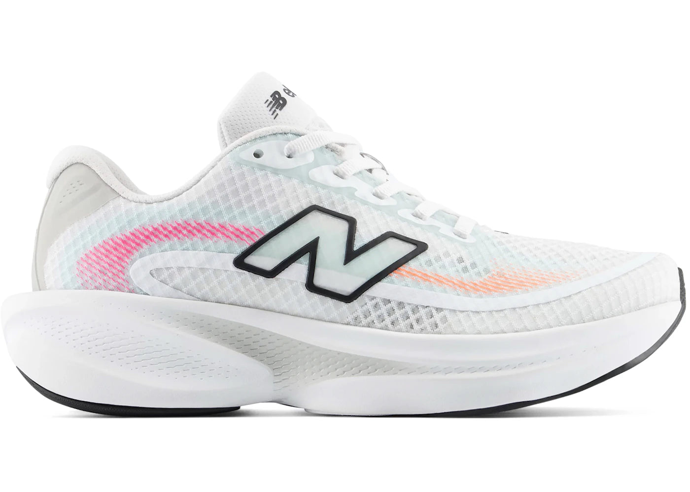 New Balance Ellipse Breathe White Black Glint Blue (Women's) - vue 360