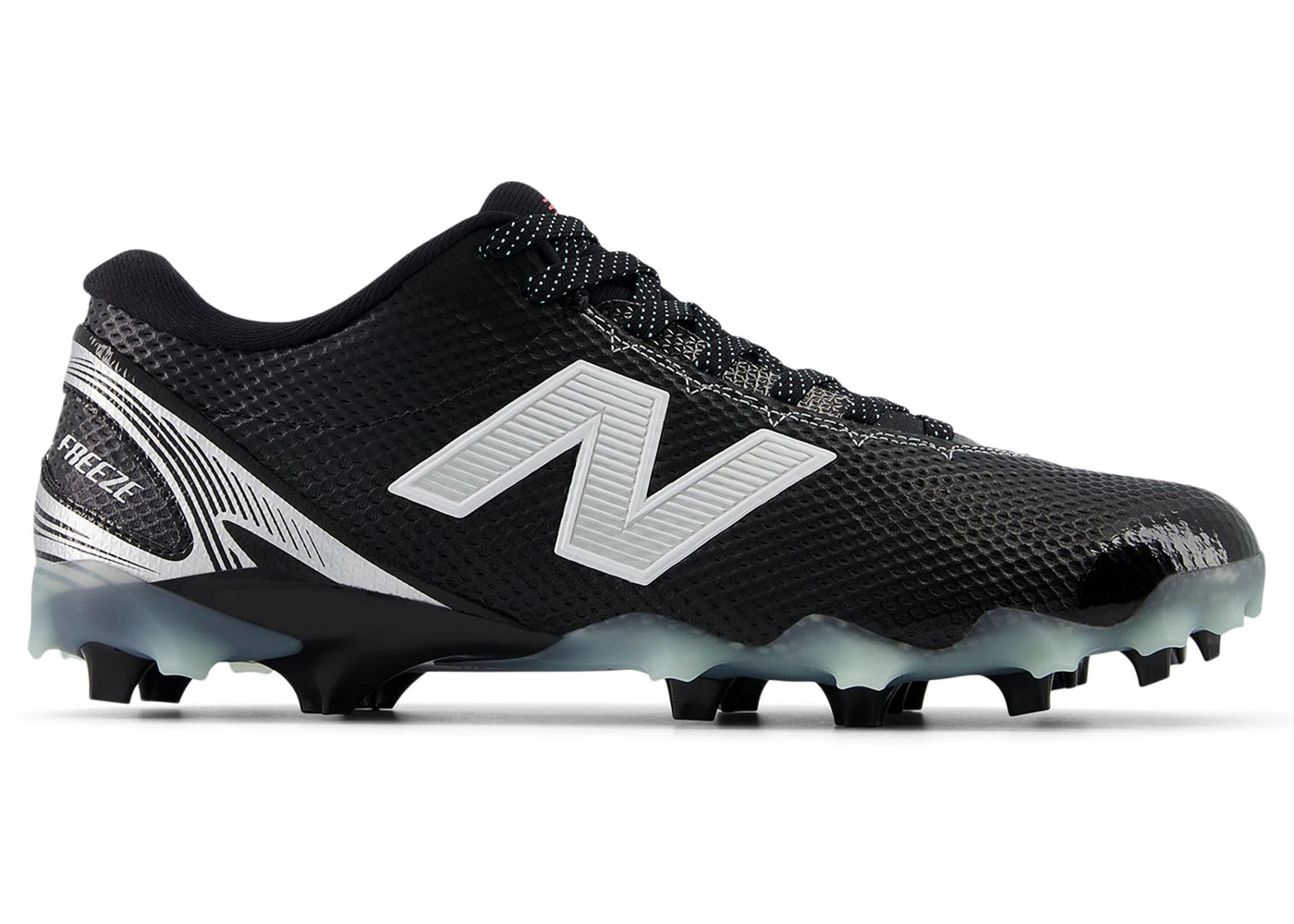 New Balance FreezeLX v5 Low Black White Silver Metallic - vue secondaire A
