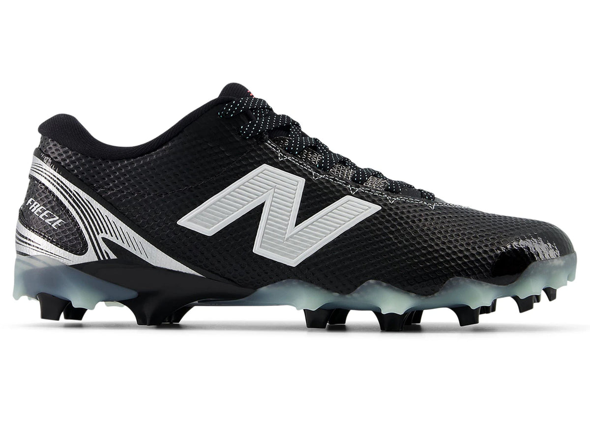 New Balance FreezeLX v5 Low Black White Silver Metallic - vue 360