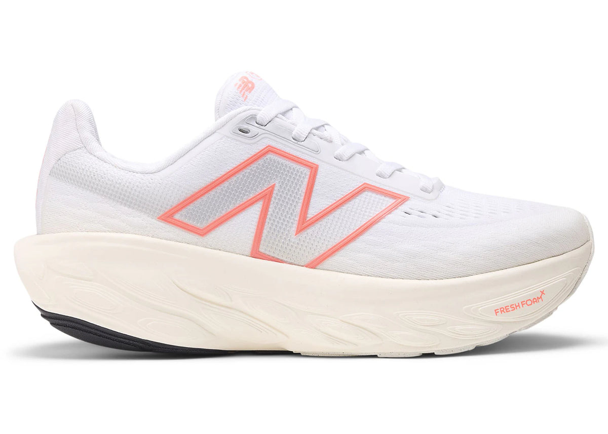 New Balance Fresh Foam 1080v14 White Angora Urgent Red (Women's) - vue secondaire A