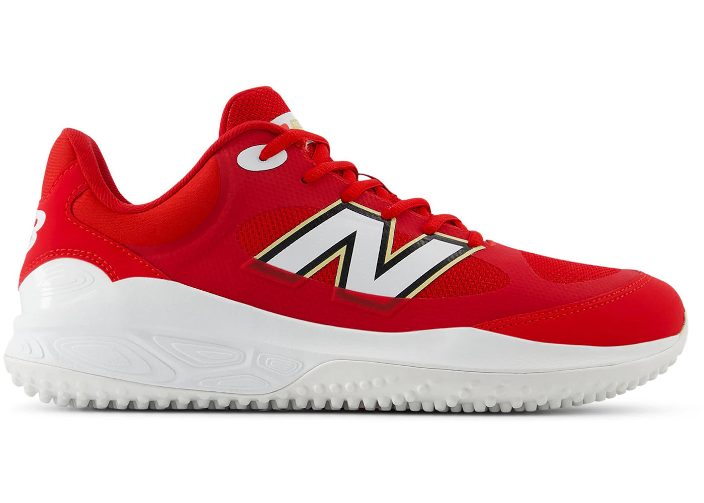 New Balance Fresh Foam 3000v7 Turf Trainer Team Red White - vue secondaire A
