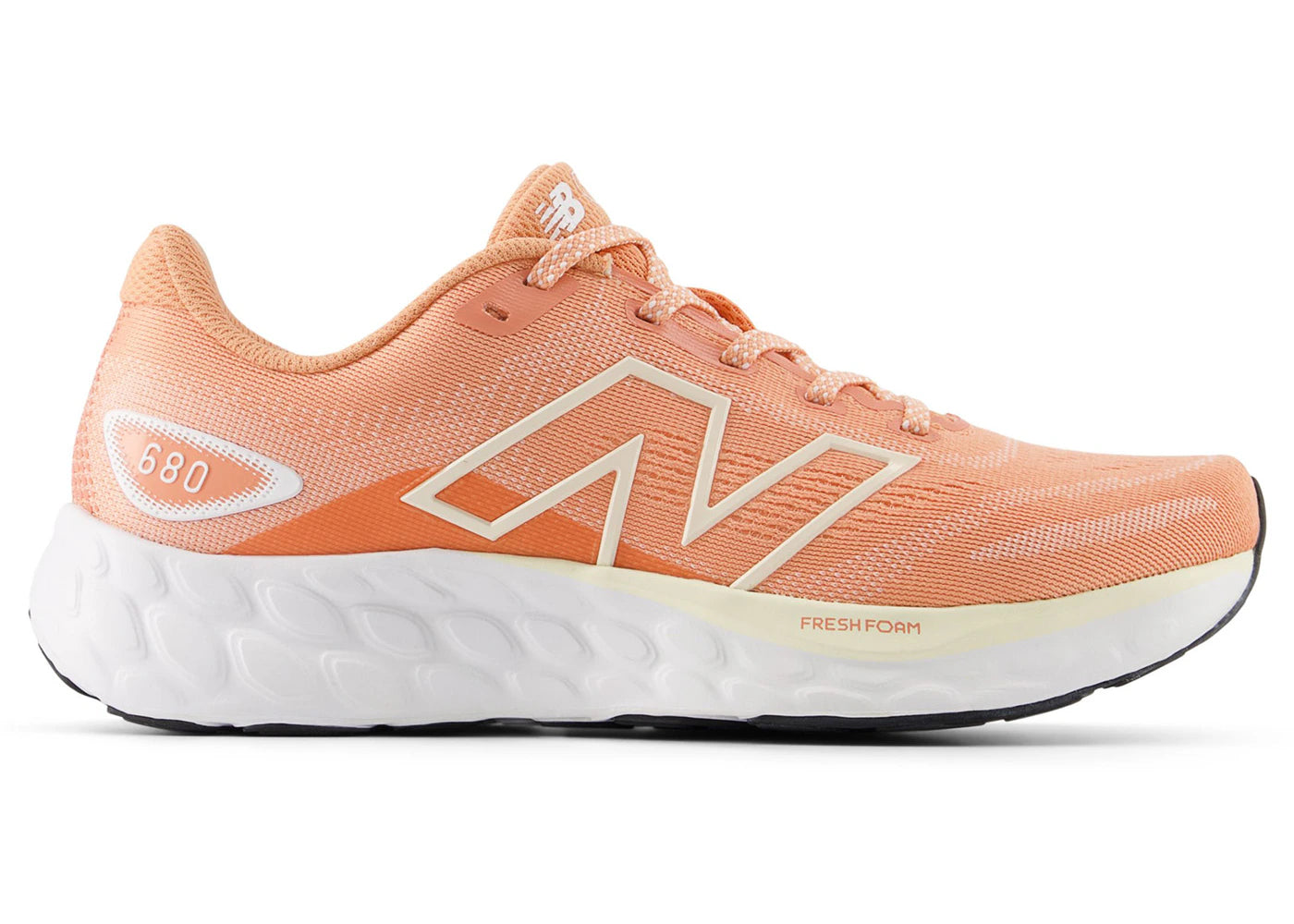 New Balance Fresh Foam 680v8 Peach Nectar White Permafrost (Women's) - vue secondaire A