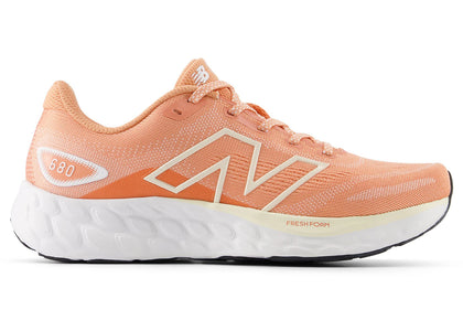 New Balance Fresh Foam 680v8 Peach Nectar White Permafrost (Women's) - sneakers view 2