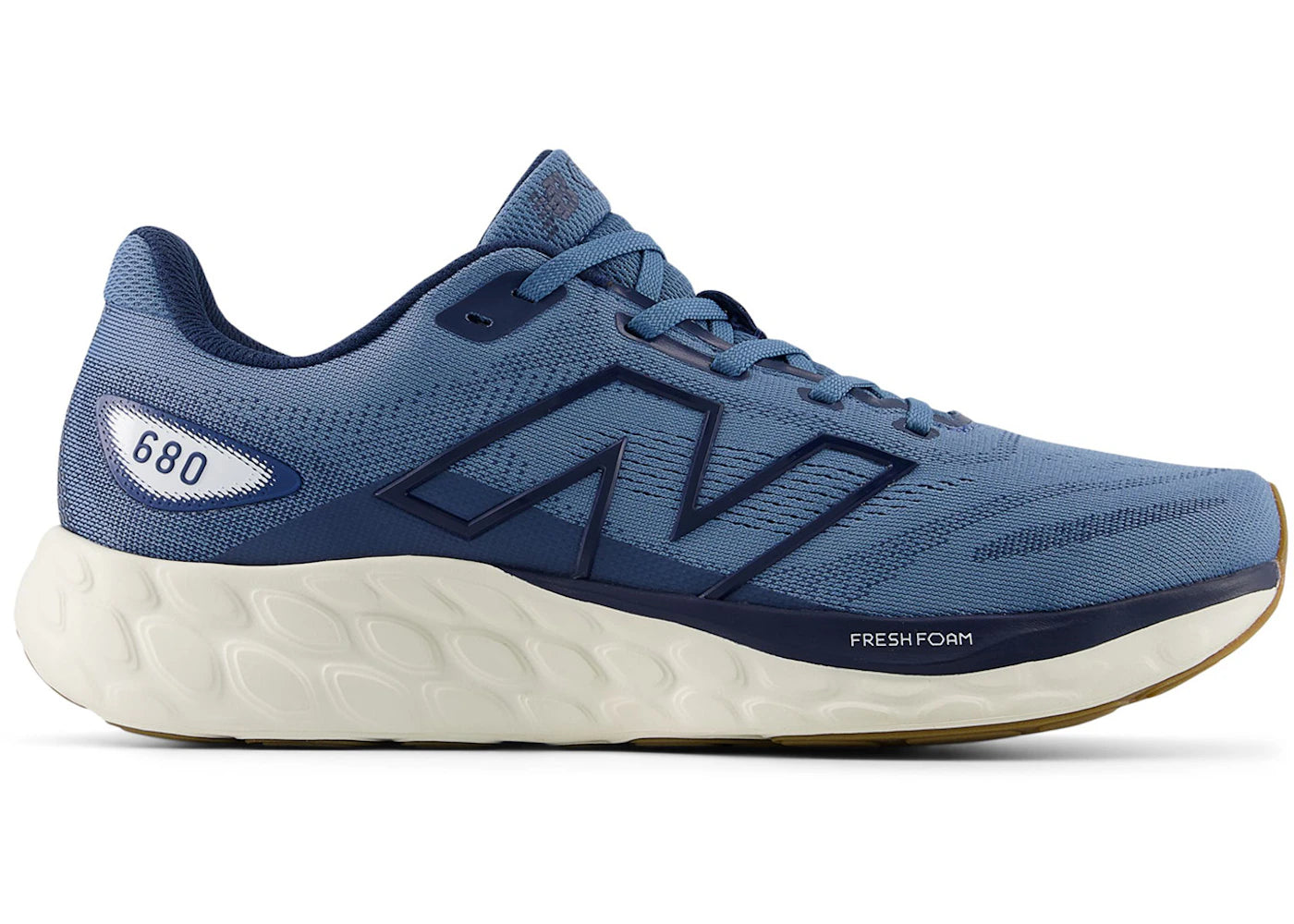 New Balance Fresh Foam 680v8 Shoreline Blue Nb Navy Sea Salt - vue secondaire A