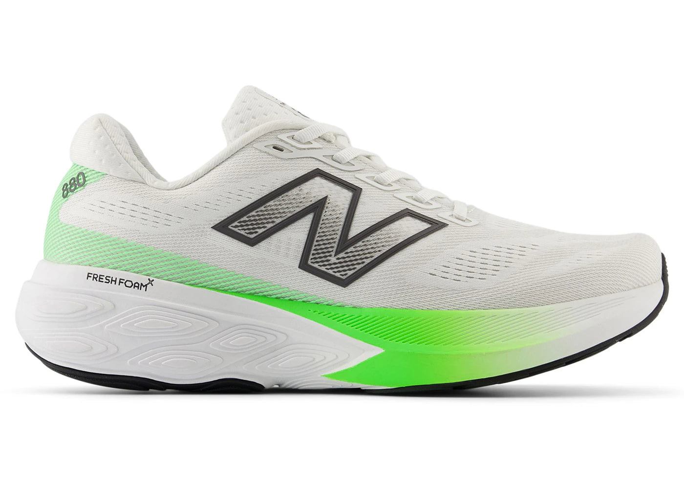 New Balance Fresh Foam 880v15 Reflection Electric Jade Grey Matter - vue 360
