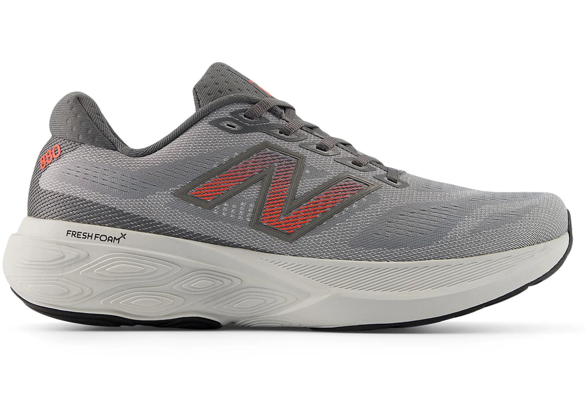 New Balance Fresh Foam 880v15 Slate Grey Reflection Urgent Red - vue 360
