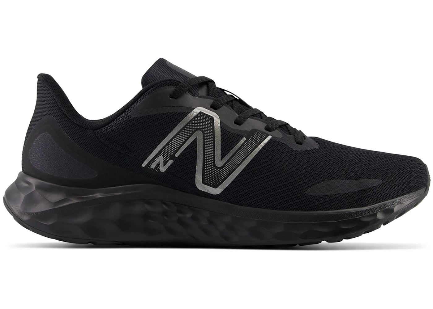 New Balance Fresh Foam Arishi v4 Slip Resistant Black Black Metallic - vue 360