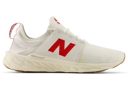 New Balance Fresh Foam CRUZ v3 Sea Salt Team Red Permafrost - authentic New Balance sneakers
