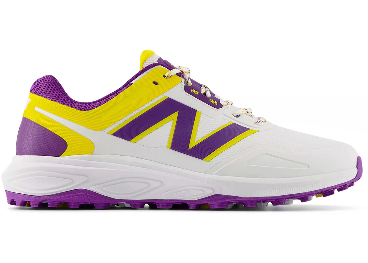New Balance Fresh Foam Contend v3 White Electric Purple - vue secondaire A