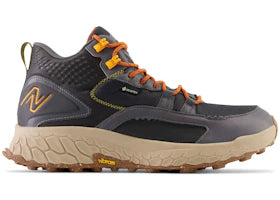 New Balance Fresh Foam X Hierro Mid Gore-Tex Black Magnet Hot Marigold - vue 360