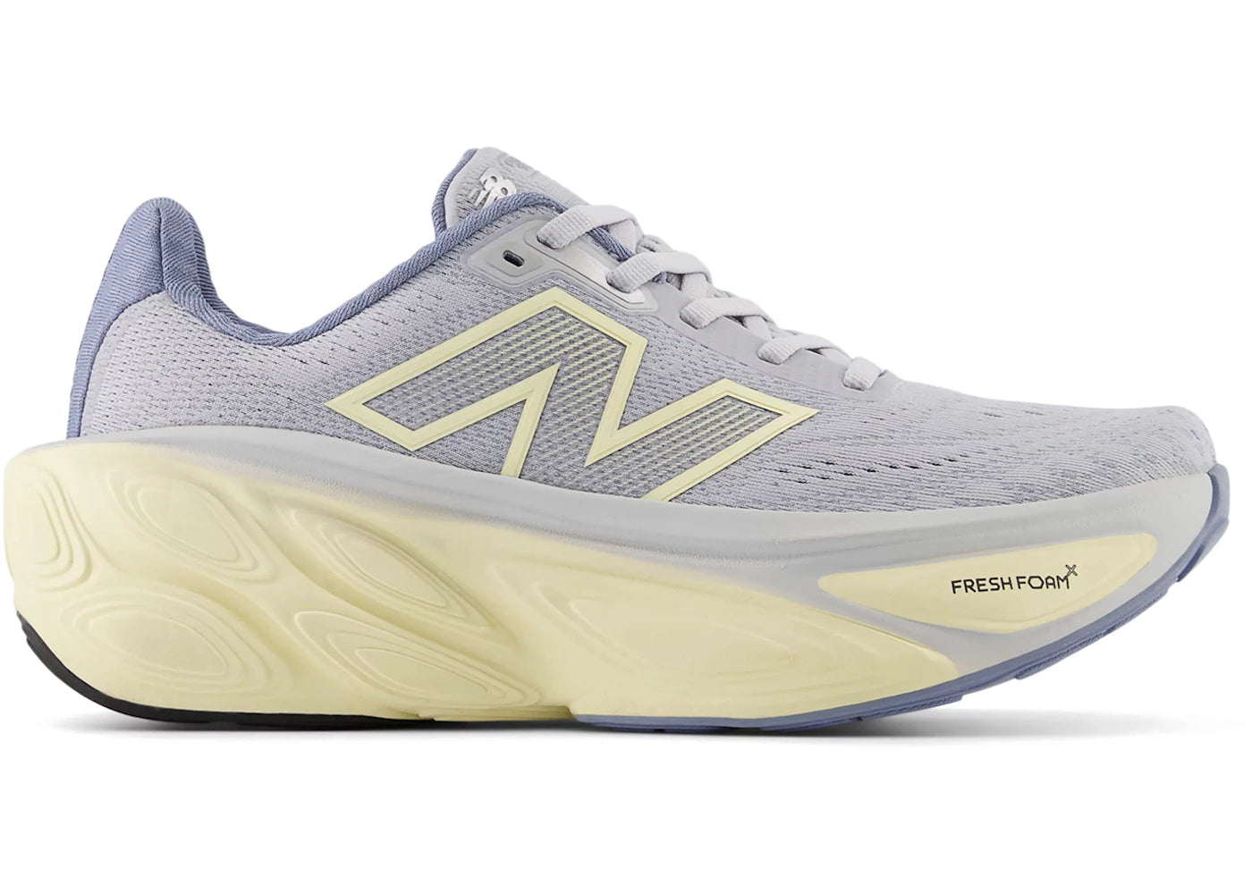 New Balance Fresh Foam X More v5 Pearl Grey Calcium (Women's) - vue 360