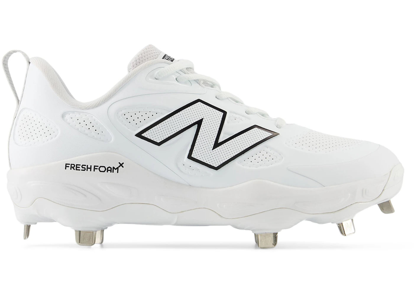 New Balance Fresh Foam Velo v4 Metal White Black (Women's) - vue 360