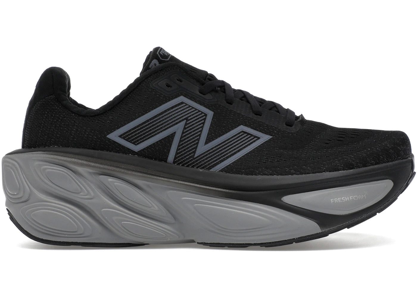 New Balance Fresh Foam X More v5 Black Linen Silver Metallic