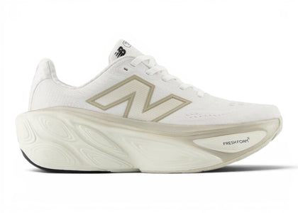 New Balance Fresh Foam X More v5 White Sea Salt Light Gold Metallic (Women's) - authentic New Balance sneakers