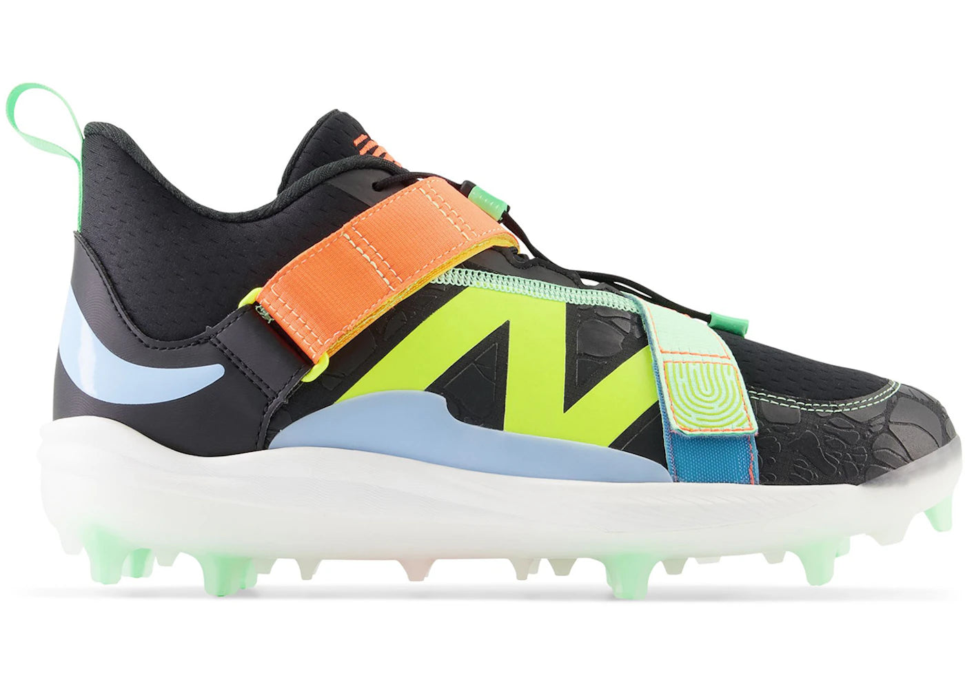 New Balance FuelCell Lindor 2 Comp Black Neon Dragonfly Electric Jade - vue 360