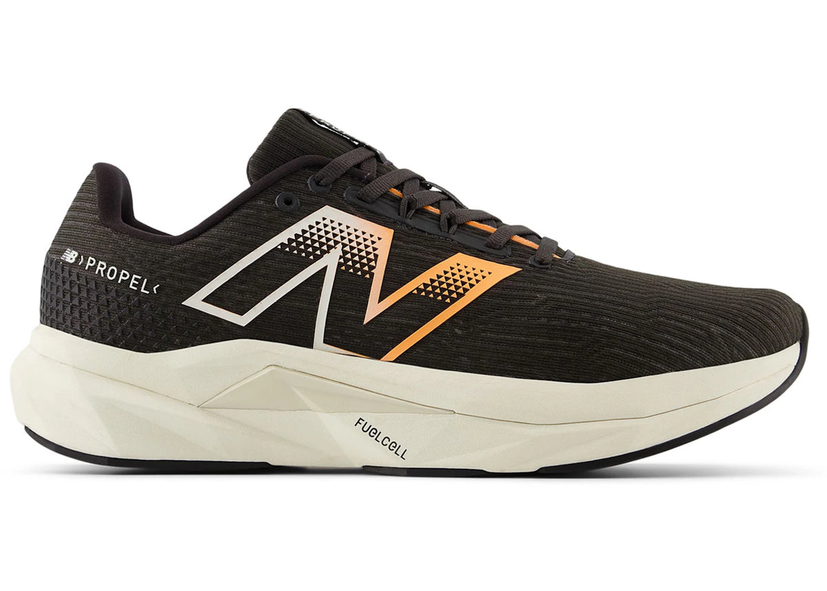 New Balance FuelCell Propel v5 Black Hot Mango Black Cement - vue secondaire A