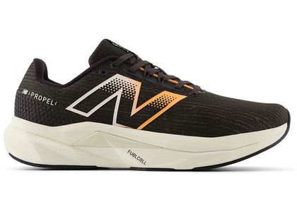 New Balance FuelCell Propel v5 Black Hot Mango Black Cement - sneakers view 2