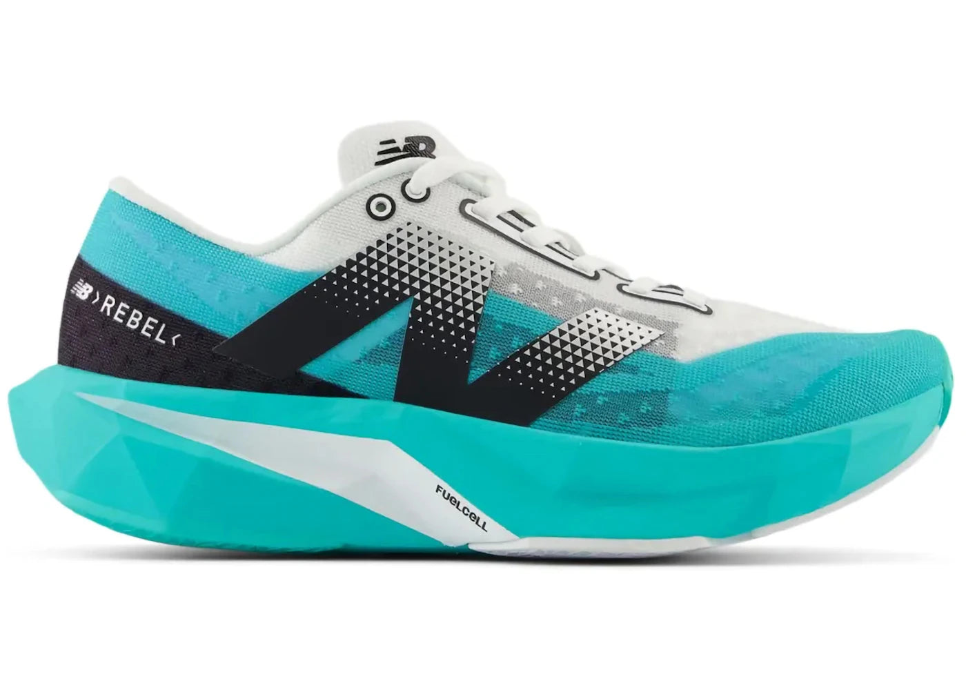 New Balance FuelCell Rebel v4 Cyber Jade (Women's) - vue secondaire A