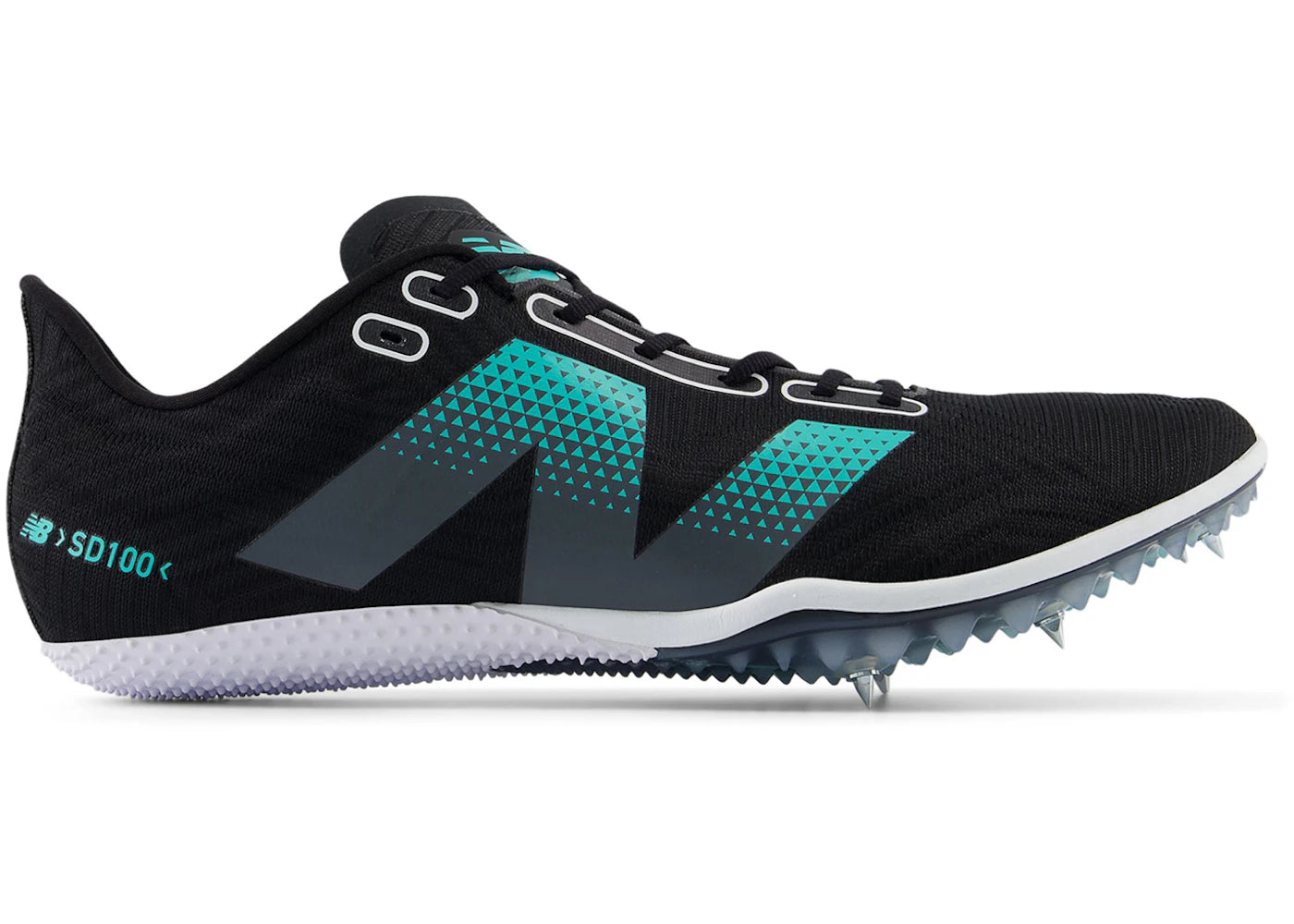 New Balance FuelCell SD100 v5 Black Graphite Cyber Jade - vue secondaire A