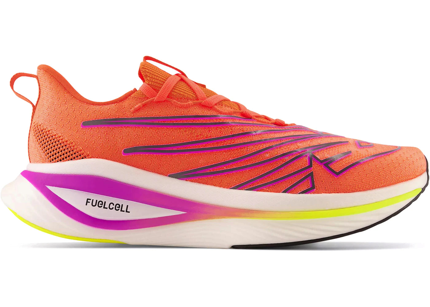 New Balance FuelCell SuperComp Elite v3 Neon Dragonfly Cosmic Rose - vue 360