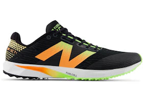 New Balance FuelCell XC7 v5 Black Bleached Lime Glo Hot Mango (Women's) - vue 360