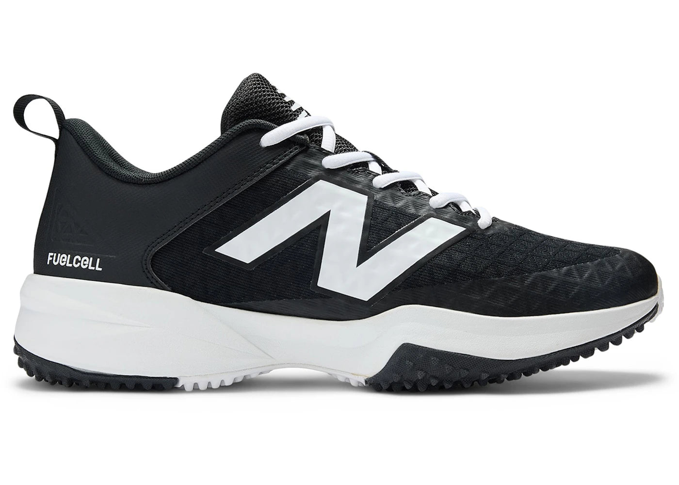 New Balance FuellCell 4040 v8 TurfTrainer Black White - vue secondaire A