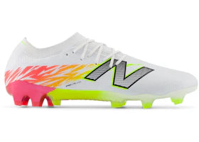 New Balance Furon Elite FG V8 White Energy Red Hi-Lite - vue 360