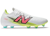New Balance Furon Pro FG V7 White Hi-Lite Neon Pink