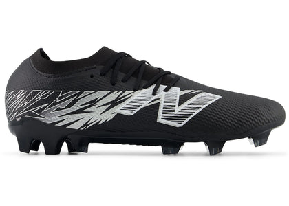 New Balance Furon Team FG V8 Black Metallic Silver White - sneakers view 2