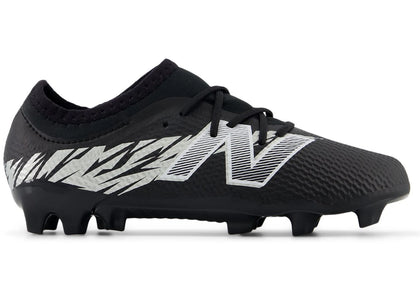 New Balance Furon V8 Team Junior FG Black Metallic Silver White (PS/GS) - sneakers view 2