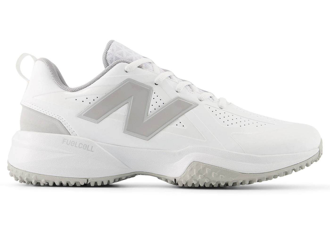 New Balance Fuse v5 Turf White Raincloud White (Women's) - vue secondaire A