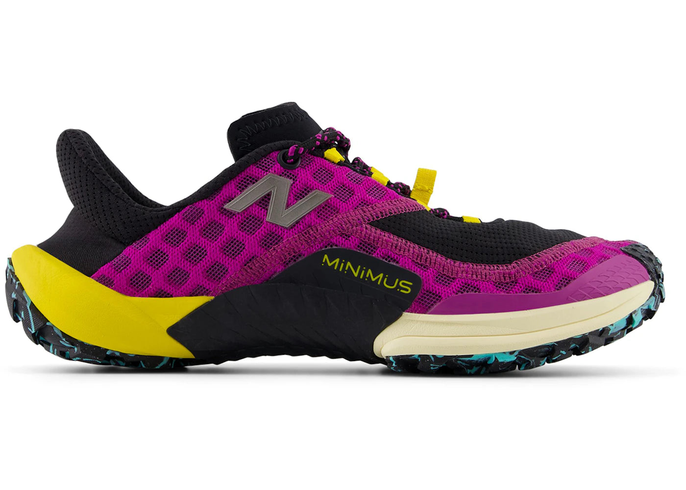 New Balance Minimus Trail Purple Fuchsia Black Ginger Lemon (Women's) - vue secondaire A