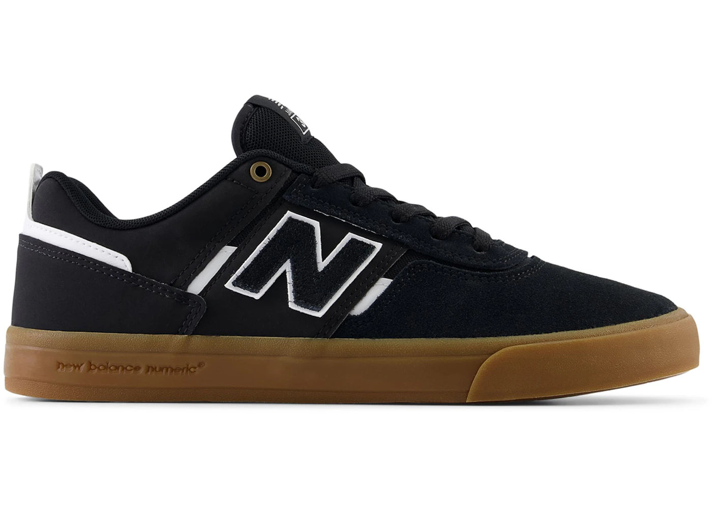 New Balance Numeric 306 Jamie Foy Black White Gum - vue 360