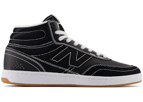 New Balance Numeric 440 High v2 Black White - vue 360