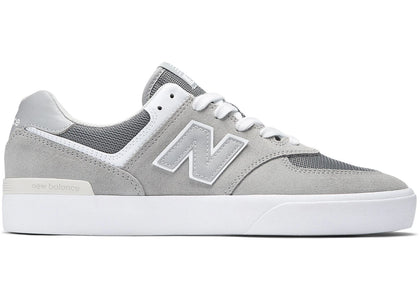 New Balance Numeric 574 Vulc Grey White - sneakers view 2