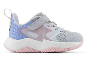 New Balance Rave Run v2 Bungee Lace Bright Sky Granite Rose Sugar (TD) - vue 360