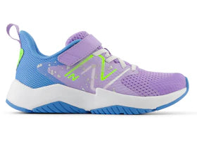 New Balance Rave Run v2 Bungee Lace Lilac Glo Sky Blue Pixel Green (PS)