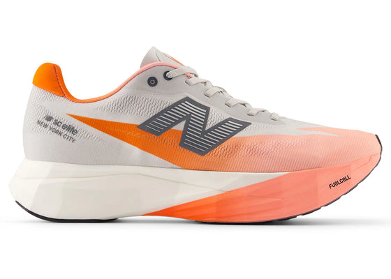 New Balance TCS NYC Marathon FuelCell SuperComp Elite v5 Grapefruit Grey Matter Poppy sneakers - authentic New Balance shoes