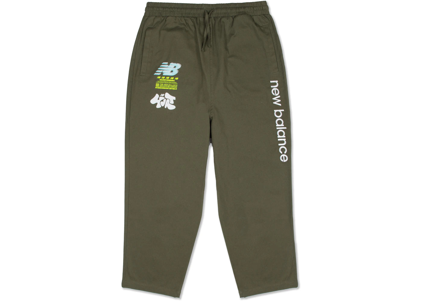 New Balance x Salehe SB Yurt Pant Oak Leaf Green - vue secondaire A